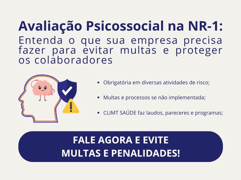 Avaliação de Fatores de Risco Psicossocial na NR-1: Entenda o Que Sua Empresa Precisa Fazer para Evitar Multas e Proteger os Colaboradores 🛡🧠