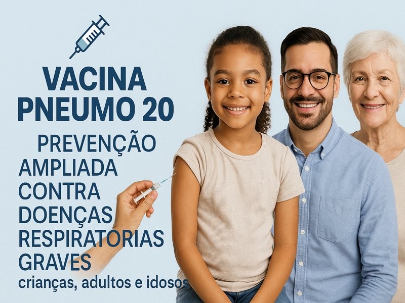 💉 Vacina Pneumo 20: Prevenção Ampliada Contra Doenças Respiratórias Graves