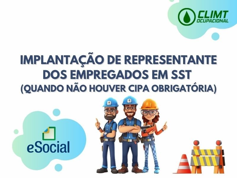 Implantação de Representante dos Empregados em SST (quando não houver CIPA obrigatória) em Goiânia