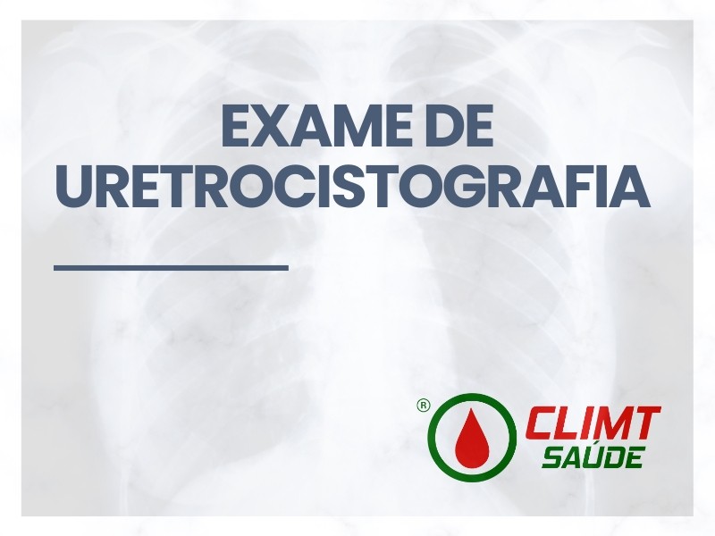 Exame de Uretrocistografia em Goiânia