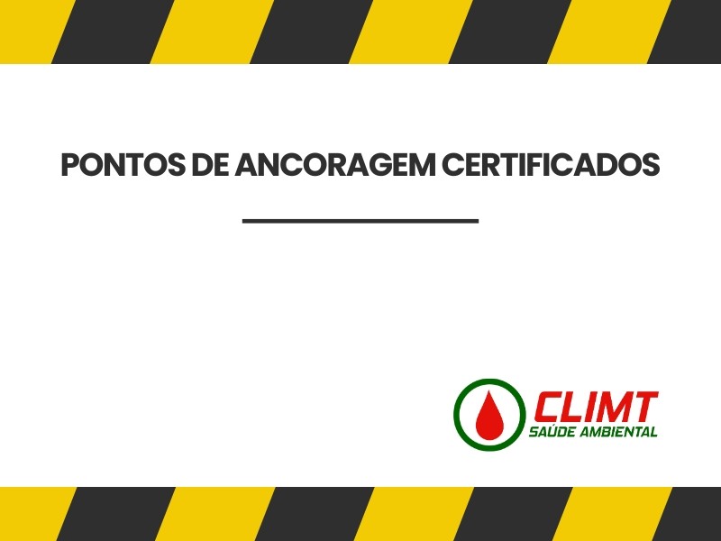 Pontos de Ancoragem Certificados em Goiânia