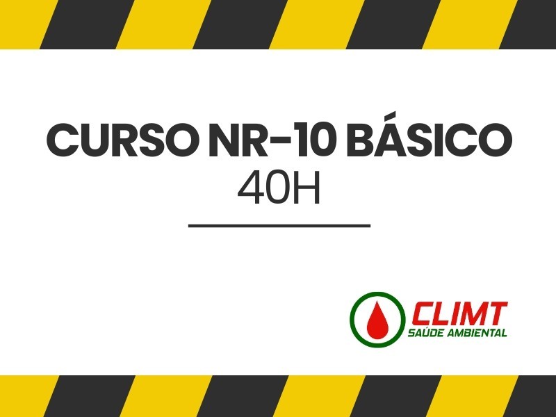 Curso NR 10 Básico (40h) em Goiânia