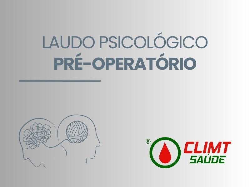 Laudo Psicológico Pré-operatório em Goiânia