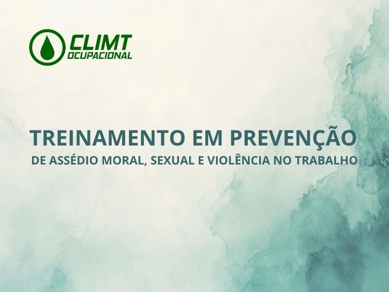 Treinamento em Prevenção de Assédio Moral, Sexual e Violência no Trabalho em Goiânia