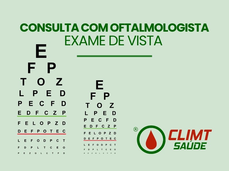 Consulta com oftalmologista | Exame de vista em Goiânia
